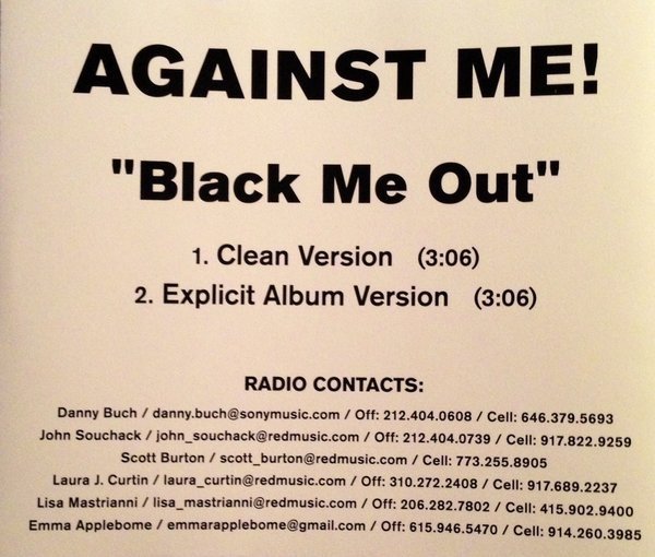Against  Me - Black Me Out