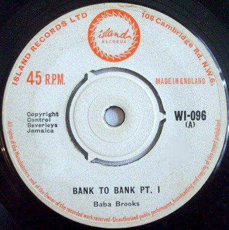 Baba Brooks - Bank To Bank