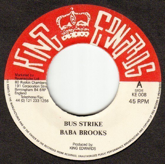 Baba Brooks - Bus Strike / Mr. Judge