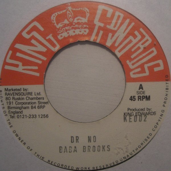 Baba Brooks - Dr. No / I Had A Dream