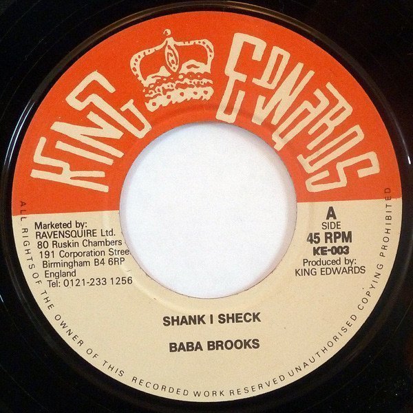 Baba Brooks - Shank I Sheck / Scandalising