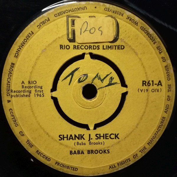 Baba Brooks - Shank J. Sheck / Set Me Free