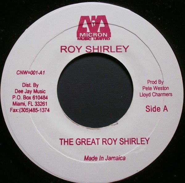 Big Youth - The Great Roy Shirley / Johnny Reggae