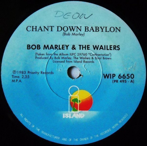 Bob Marley And The Wailers - Chant Down Babylon / I Know