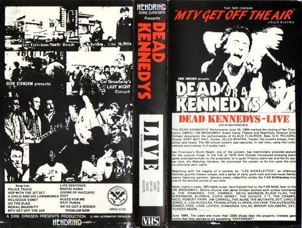 Dead Kennedys - Live In San Francisco