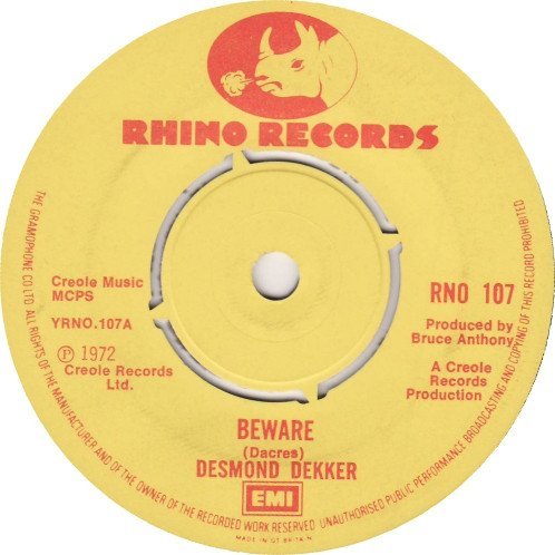Desmond Dekker - Beware / Mother Nature