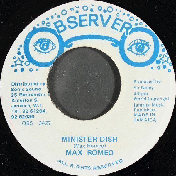Max Romeo - Minister Dish